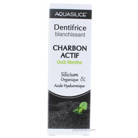 Dentifrice blanchissant charbon actif