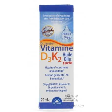 Vitamine D3 & K2 Forte huile