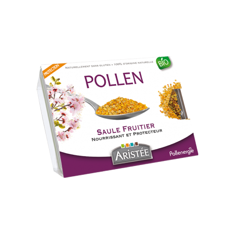 Pollen frais de saule fruitier