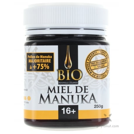 Miel de Manuka bio UMF / IAA 16+ - Dr Theiss - Sélection Phytonut