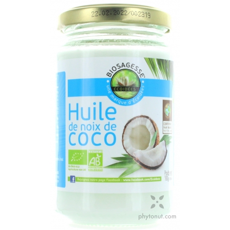 Ellyndale Organics, Huile de noix de coco liquide biologique, Noix de coco  pure, 473 ml