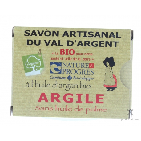 Savon bio à l'argile