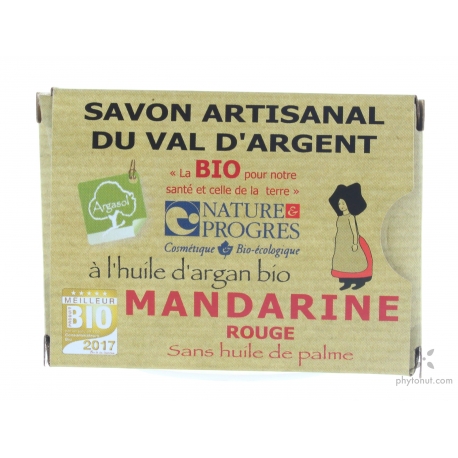 Savon bio à mandarine rouge