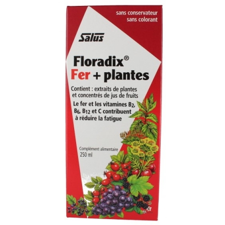 Floradix fer et plantes
