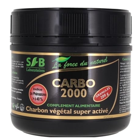 Charbon super activé granulés 200g