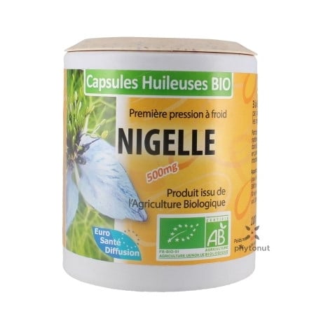 Huile de nigelle bio - Phytofrance - Sélection Phytonut