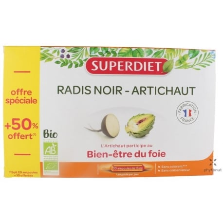 Radis noir artichaut bio