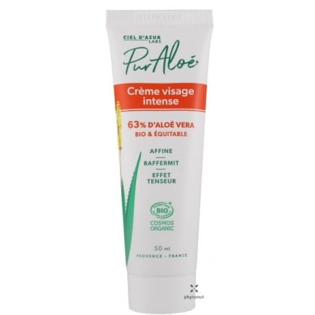 Crème visage "intense" aloe vera