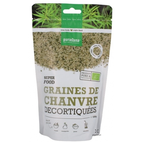 Graine de Chanvre biologique* décortiquée 200g