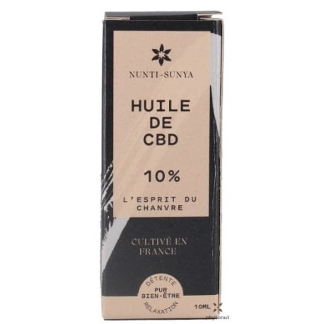 Huile de chanvre bio 10% - origine France