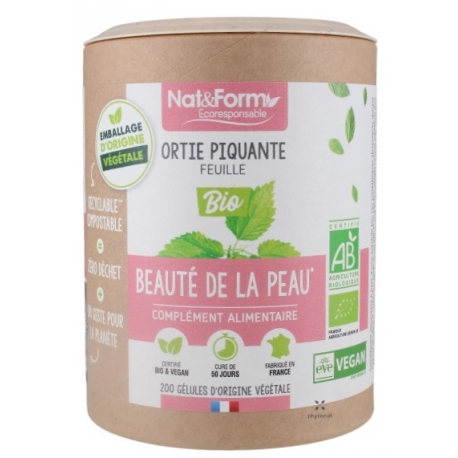 Ortie bio feuilles - Nat et form - Sélection Phytonut