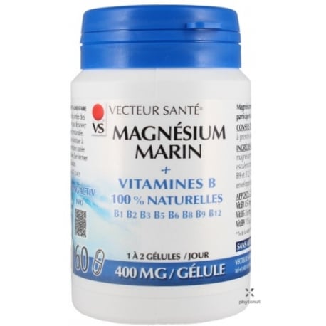 Magnésium marin + vit B naturelles