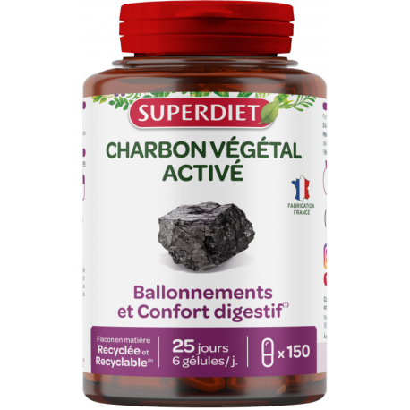 Charbon végétal activé