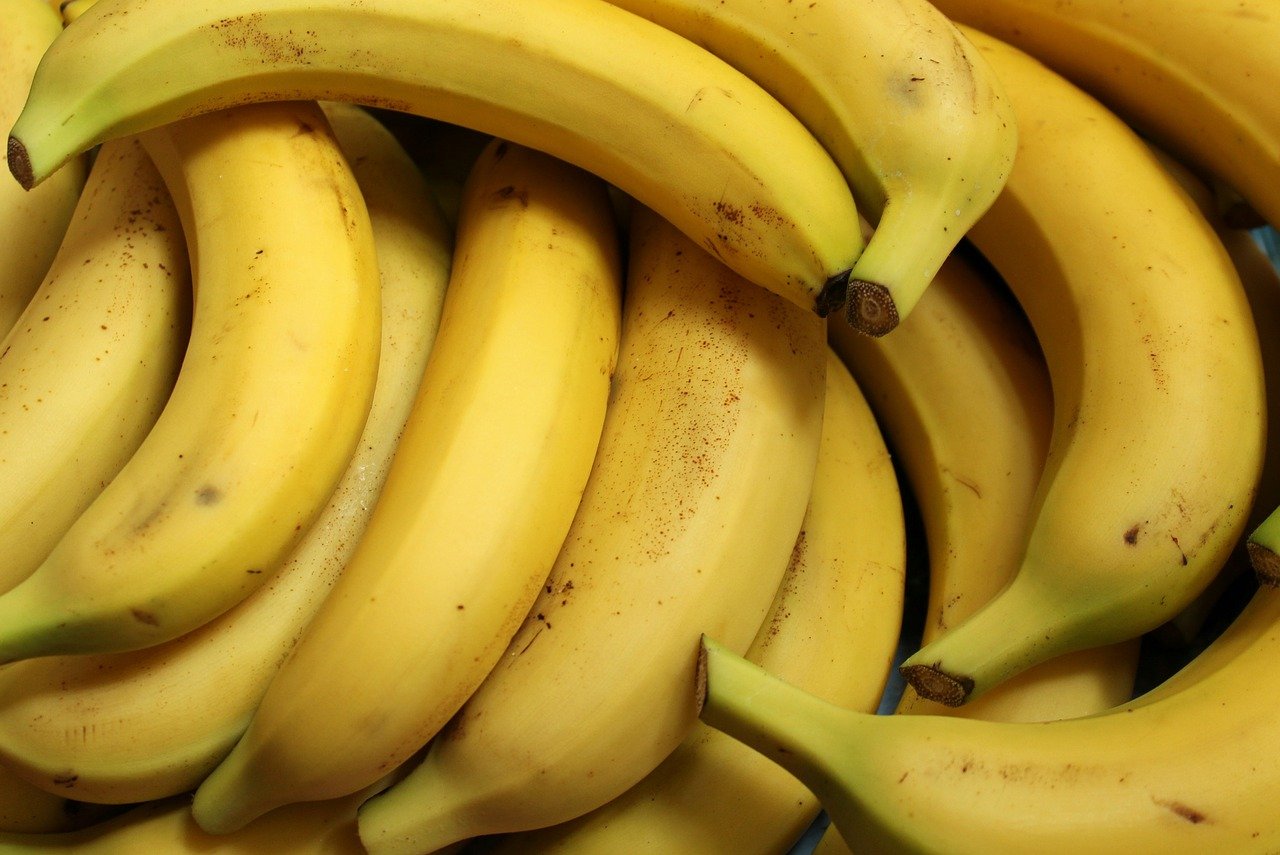 Bananes, riches en magnésium, contre une éventuelle carence.