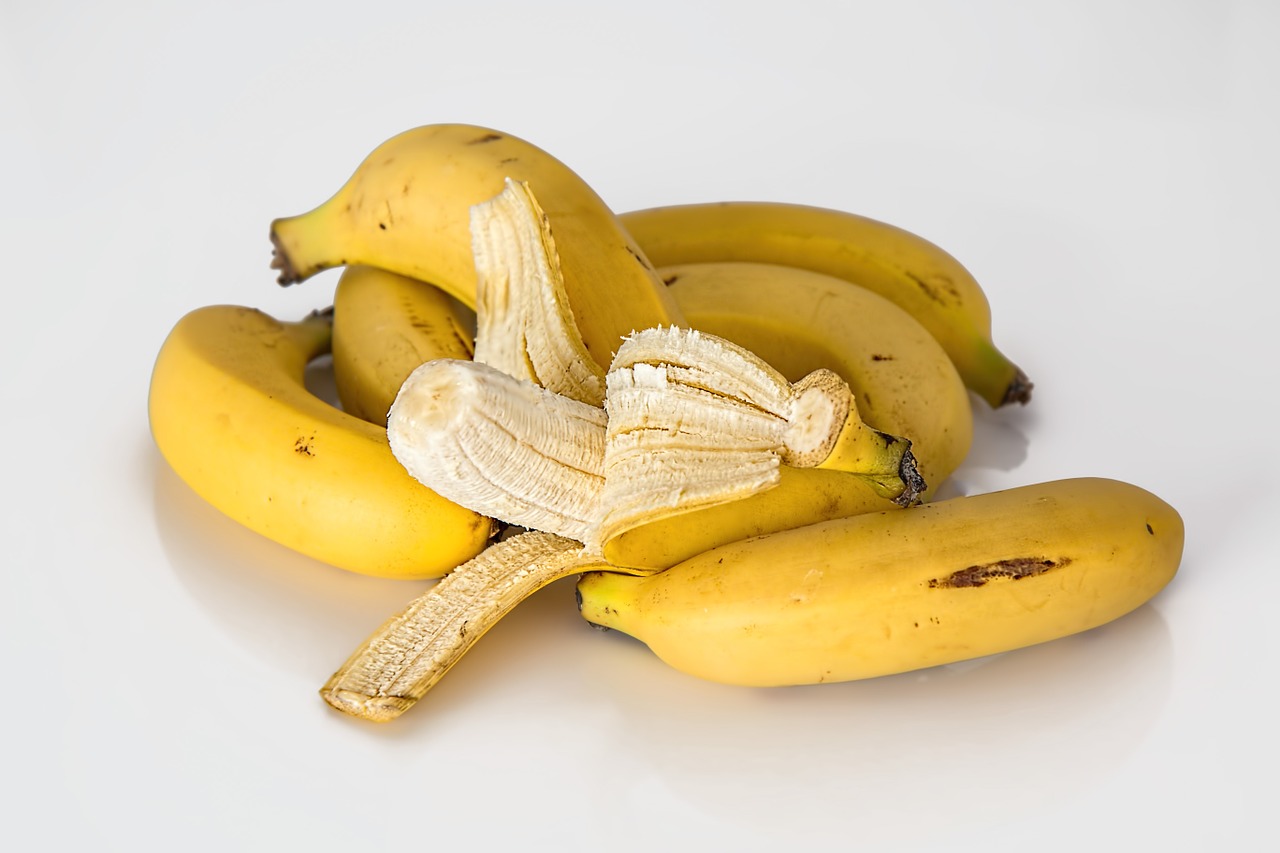 Bananes : aliments riches en potassium.