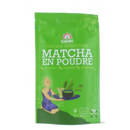 Thé vert Matcha bio - Iswari - Sélection Phytonut